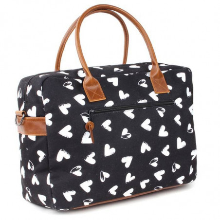 Sac à langer Black & White KIDZROOM Cœur
