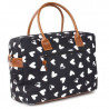 Sac à langer Black & White KIDZROOM Cœur