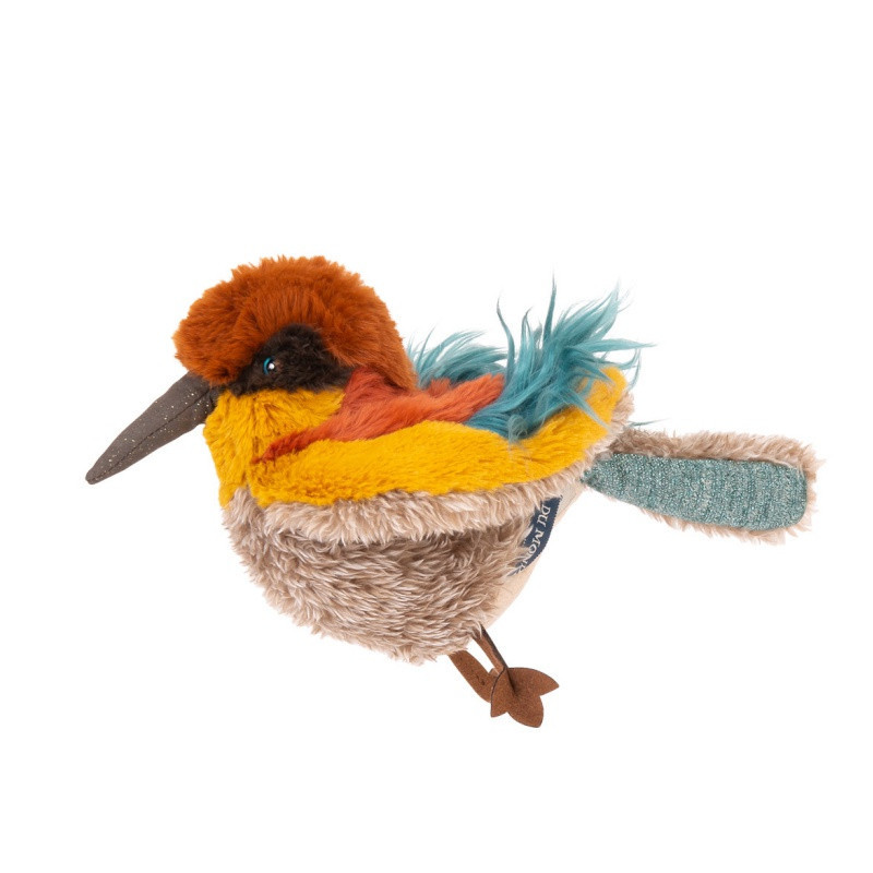 Peluche Oiseau guêpier 22 cm MOULIN ROTY Tout autour du monde