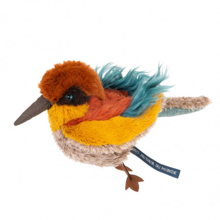 Peluche Oiseau guêpier 22 cm MOULIN ROTY Tout autour du monde