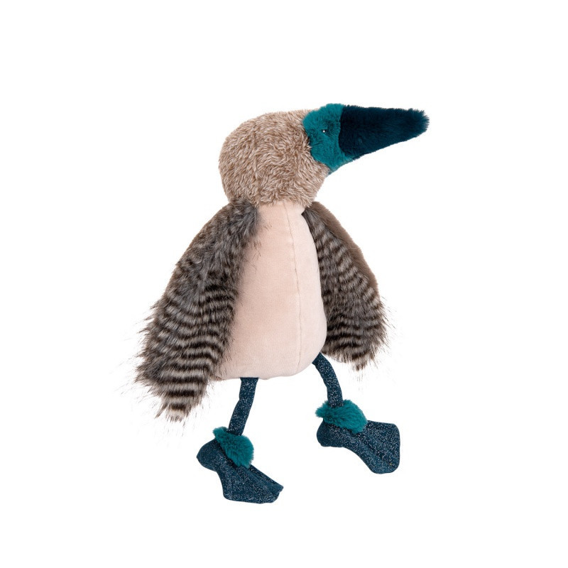 Peluche Oiseau fou à pieds bleus 39 cm MOULIN ROTY Tout autour du monde