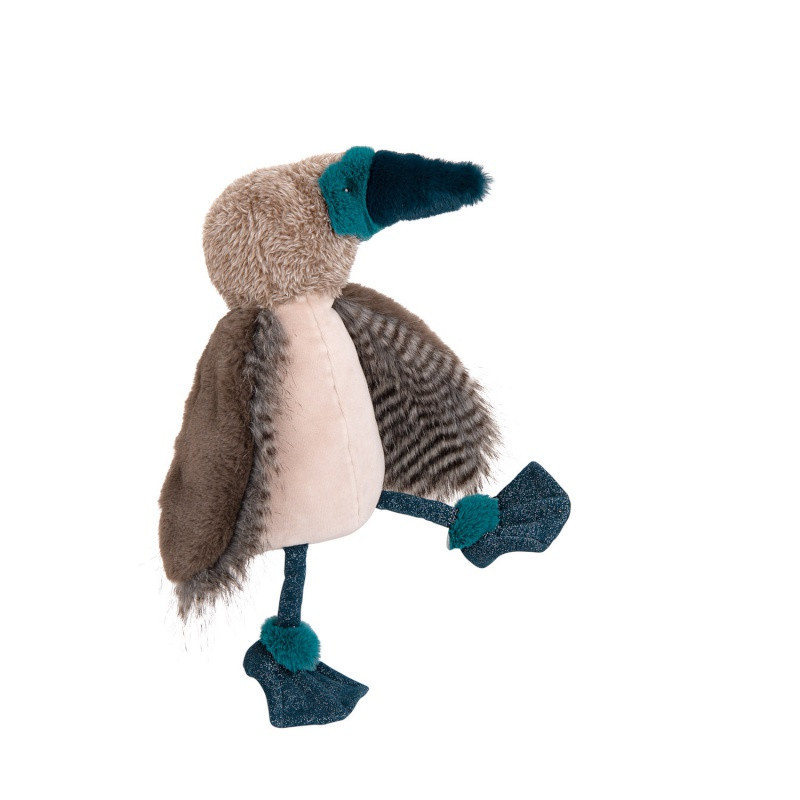 Peluche Oiseau fou à pieds bleus 39 cm MOULIN ROTY Tout autour du monde
