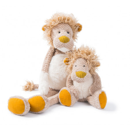 Peluche Lion 30 cm MOULIN ROTY Les Baba-Bou