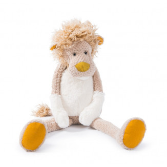 Peluche Lion 60 cm MOULIN ROTY Les Baba-Bou