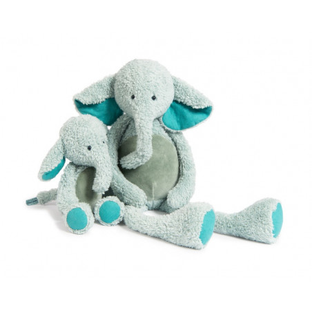 Peluche Éléphant 57 cm MOULIN ROTY Les Baba-Bou