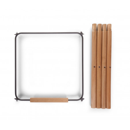 Set de pieds long pour chaise Evolu CHILDHOME Anthracite/Naturel