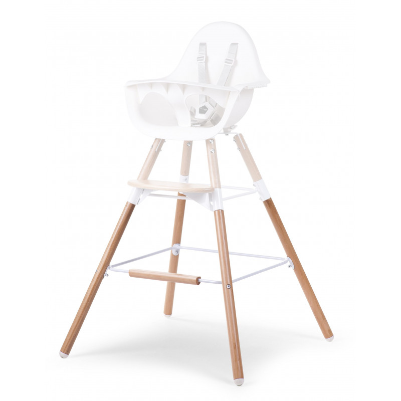 Set de pieds long pour chaise Evolu CHILDHOME Blanc/Naturel