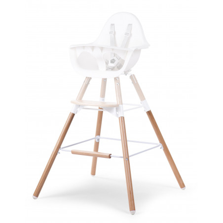 Set de pieds long pour chaise Evolu CHILDHOME Blanc/Naturel