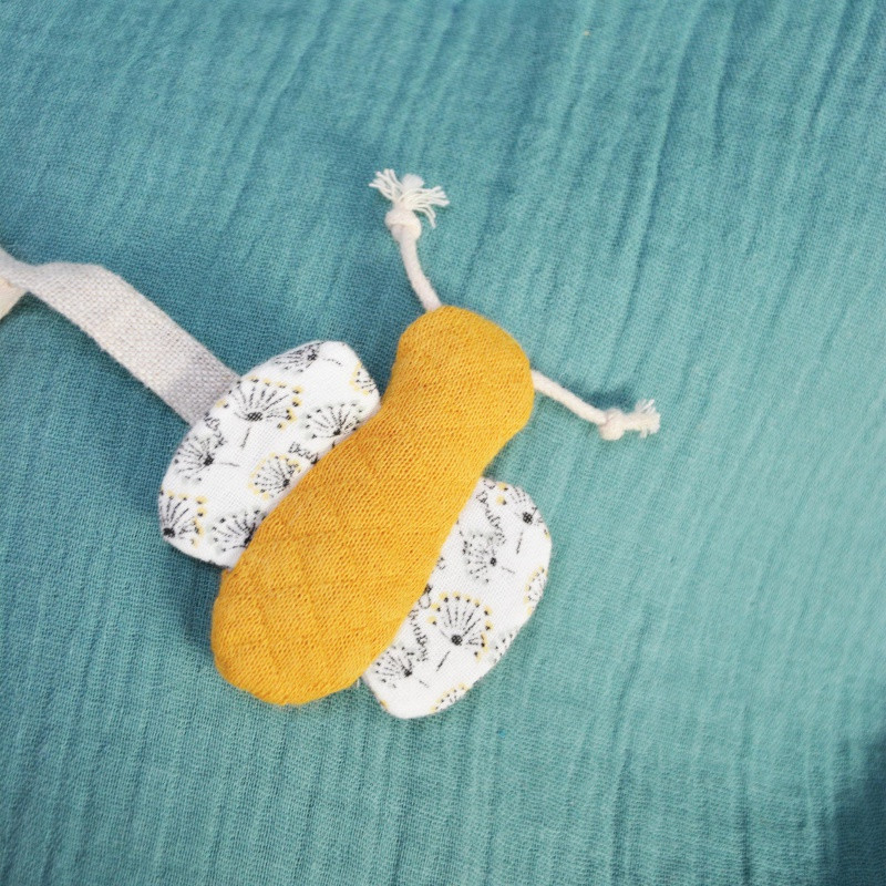 Poupée Pollen l'abeille bio DOUDOU ET COMPAGNIE