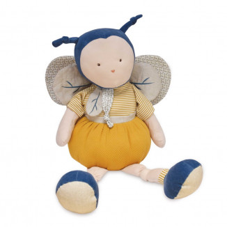Peluche géante 90cm Pollen l'abeille bio DOUDOU ET COMPAGNIE