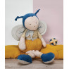 Peluche géante 90cm Pollen l'abeille bio DOUDOU ET COMPAGNIE