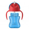 Tasse à paille 200 ml PHILIPS AVENT Bleu/Rouge
