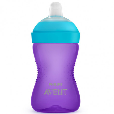 Tasse à bec souple My Grippy 300 ml PHILIPS AVENT Violet/Bleu