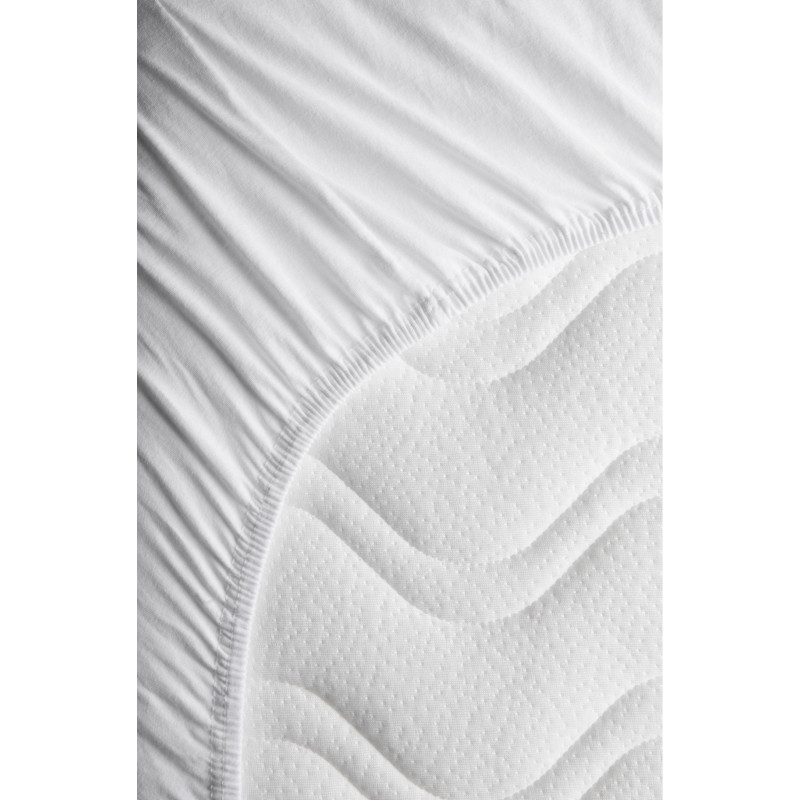 Drap-housse 40x80 en coton bio KADOLIS Blanc