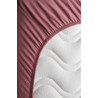 Drap-housse 60x120 en coton bio KADOLIS Bois de rose