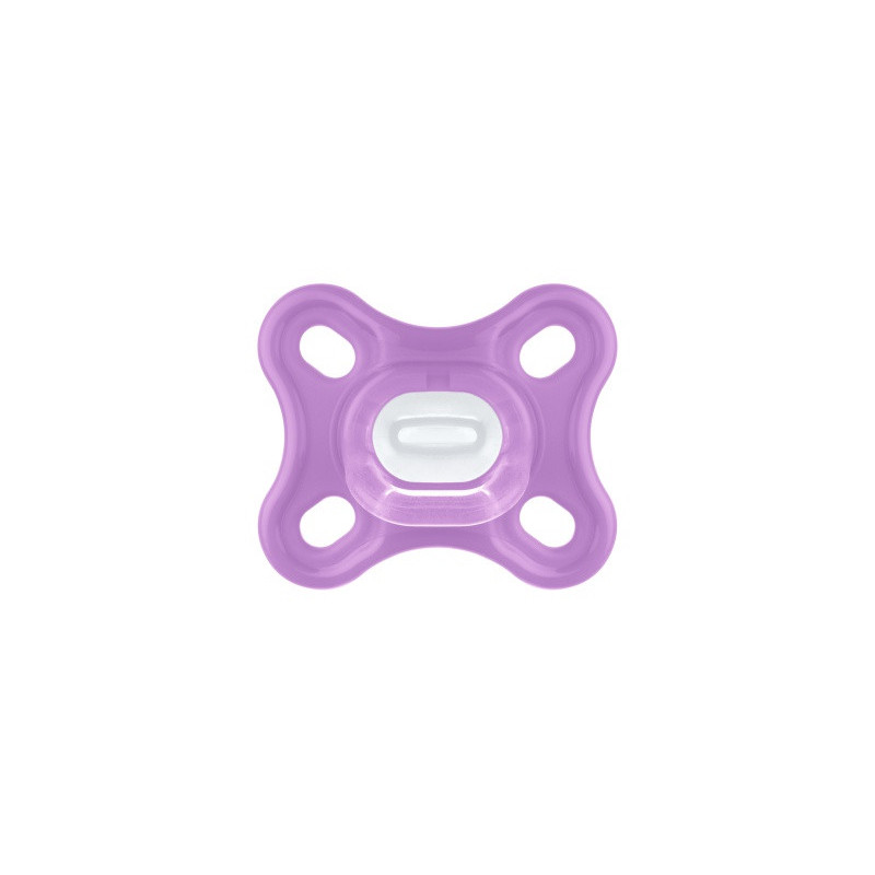 Lot de 2 sucettes Comfort silicone 0m+ MAM Rose