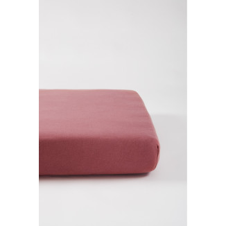 Drap-housse 70x140 en coton bio KADOLIS Bois de rose