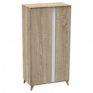 Armoire 2 portes Nova SAUTHON Blanc lin