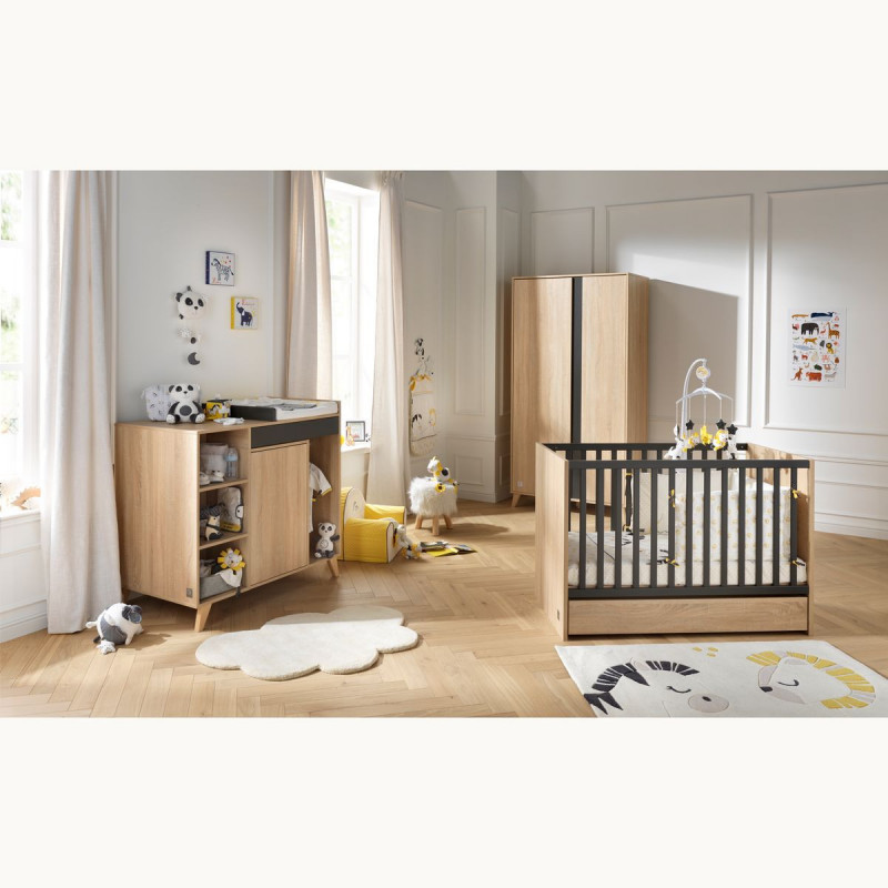 Commode évolutive Nova SAUTHON Gris volcan