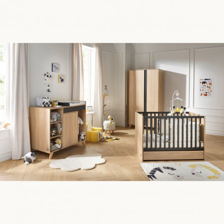 Commode évolutive Nova SAUTHON Gris volcan