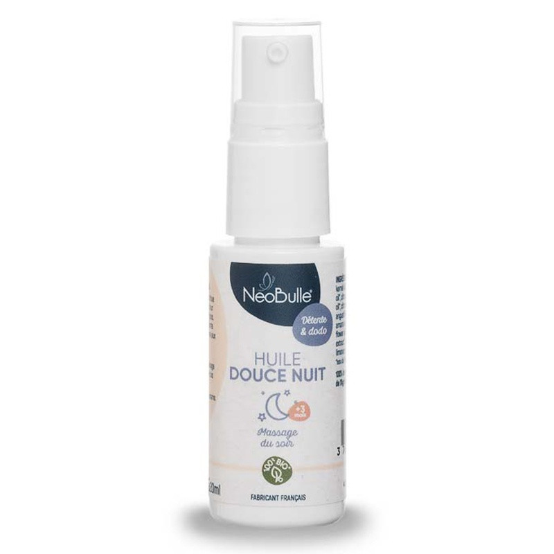 Huile Douce Nuit 20 ml NEOBULLE Massage du soir