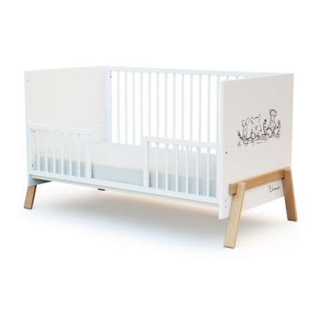 Barriere de lit Festive 140cm AT4 Blanc