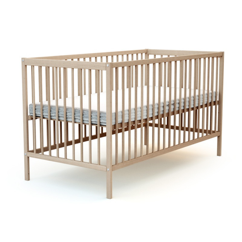 Lit fixe 70x140 Essentiel AT4 Hêtre brut