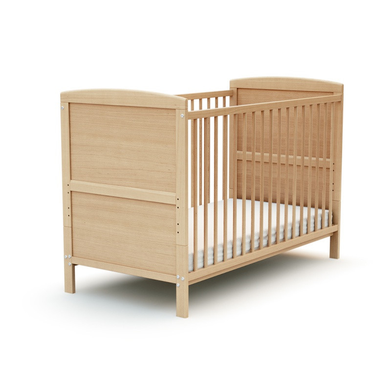 Lit évolutif 60x120 Essentiel AT4 Hêtre verni