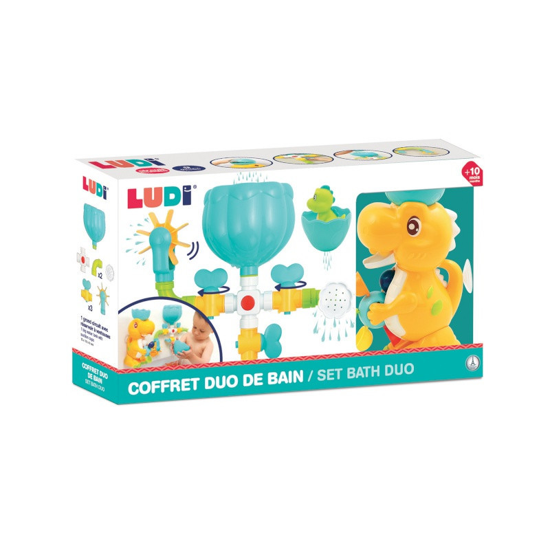 Coffret dinosaure de bain LUDI