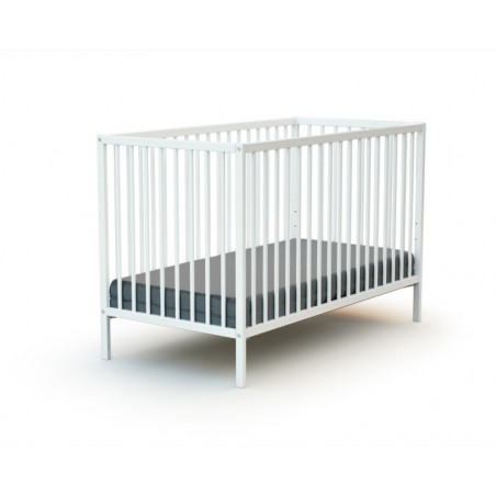Lit bebe 60x120 Webaby AT4 Blanc