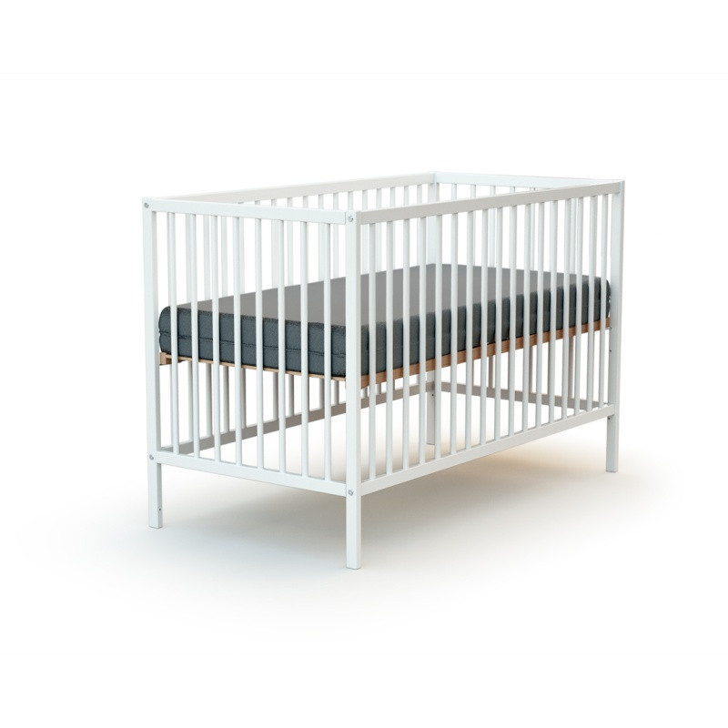 Lit bebe 60x120 Webaby AT4 Blanc