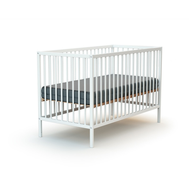 Lit bebe 60x120 Webaby AT4 Blanc