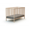 Lit bebe 60x120 Webaby AT4 Hêtre brut