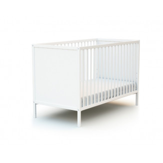 Lit bebe 60x120 à panneaux AT4 Blanc