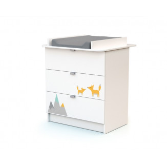 Commode à langer AT4 Renard gris