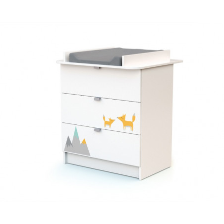 Commode à langer AT4 Renard gris