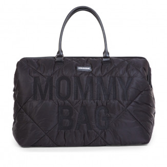 Sac à langer Mommy Bag CHILDHOME Matelassé Noir