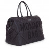 Sac à langer Mommy Bag CHILDHOME Matelassé Noir
