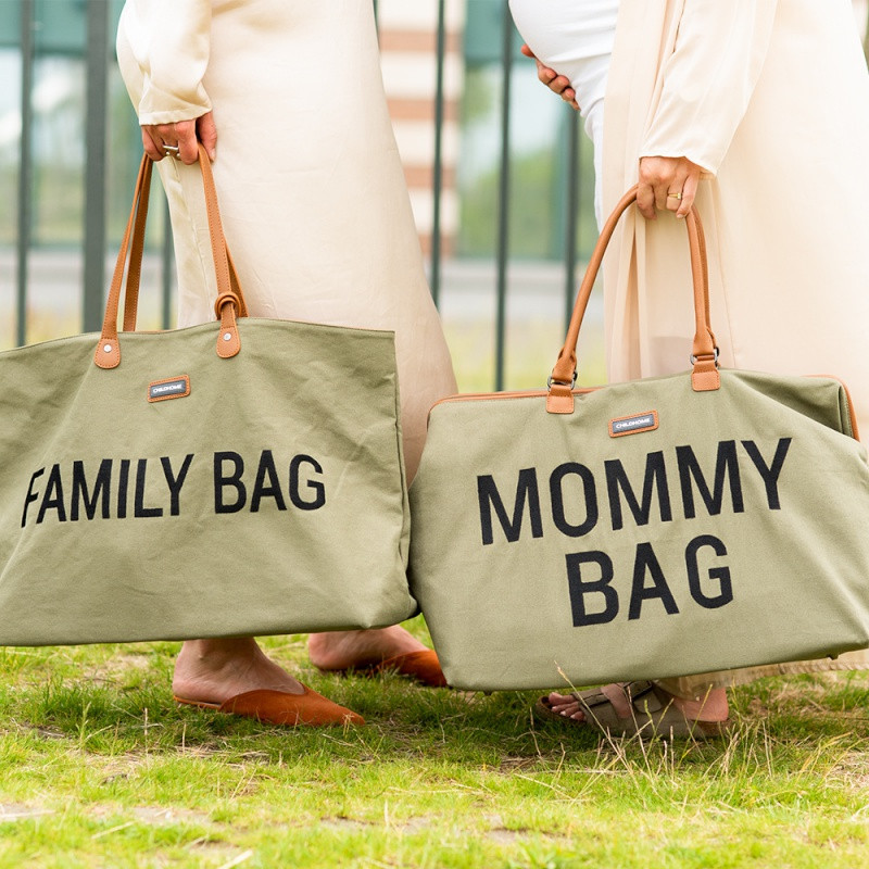 Sac à langer Mommy Bag CHILDHOME Canvas Kaki
