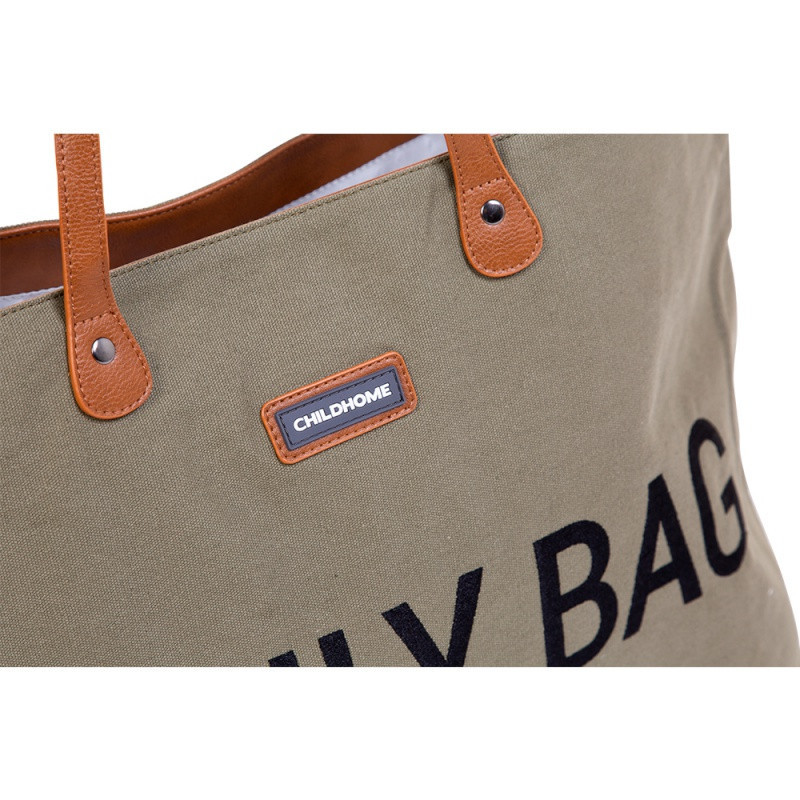 Sac à langer Family Bag CHILDHOME Canvas Kaki