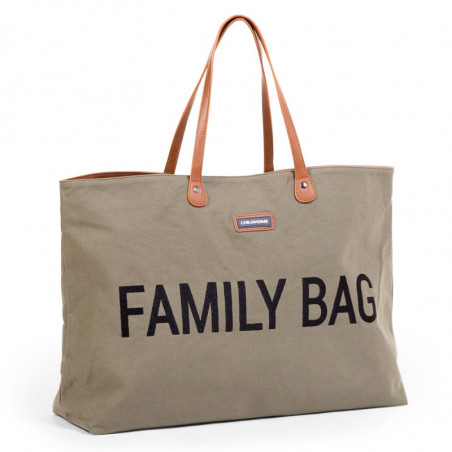 Sac à langer Family Bag CHILDHOME Canvas Kaki