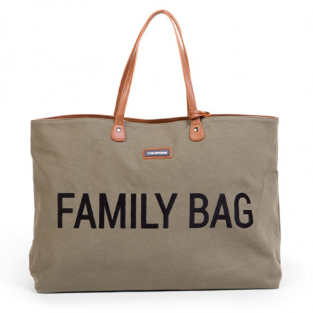 Sac à langer Family Bag CHILDHOME Canvas Kaki