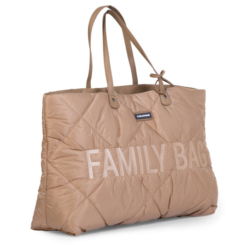 Sac à langer Family Bag CHILDHOME Matelassé Beige