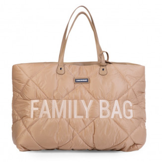 Sac à langer Family Bag CHILDHOME Matelassé Beige