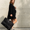Sac à langer Family Bag CHILDHOME Matelassé Noir