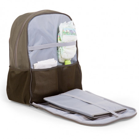 Sac à dos Daddy Bag CHILDHOME Canvas Kaki