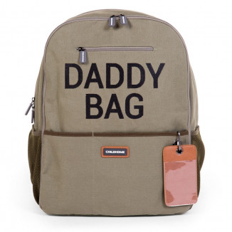 Sac à dos Daddy Bag CHILDHOME Canvas Kaki