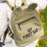 Sac à dos My first bag CHILDHOME Canvas Kaki
