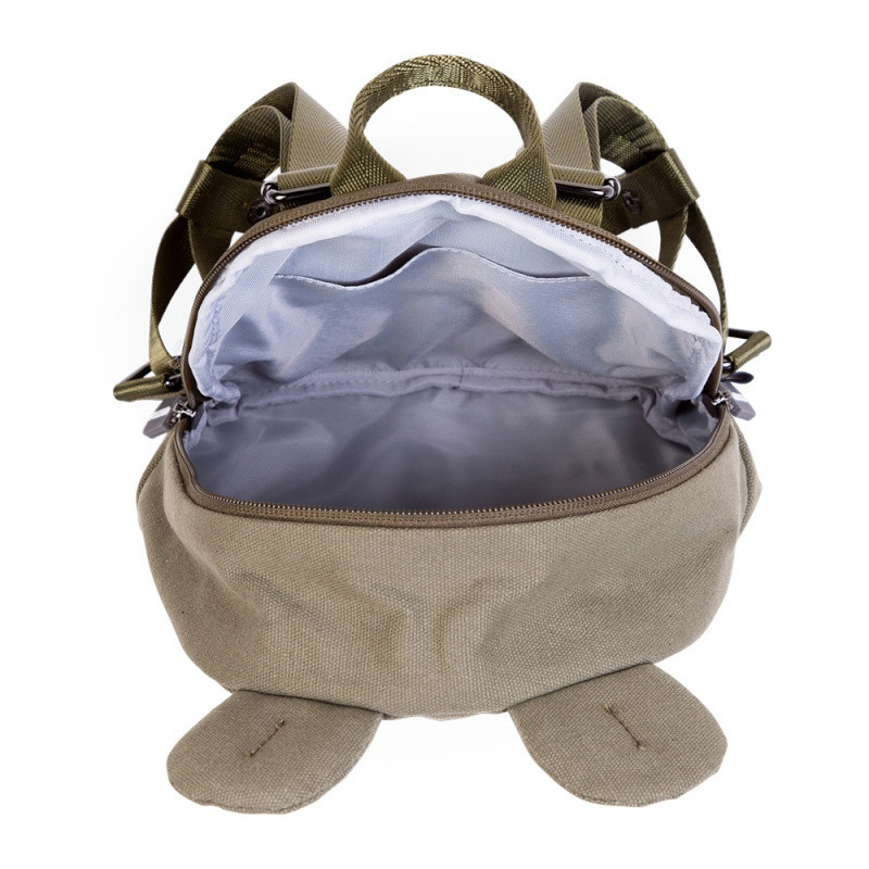 Sac à dos My first bag CHILDHOME Canvas Kaki