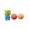 Set 2 balles + 2 cubes So Pure SOPHIE LA GIRAFE